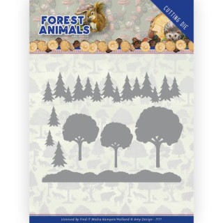 (ADD10232)Dies - Amy Design - Forest Animals - In the Forrest