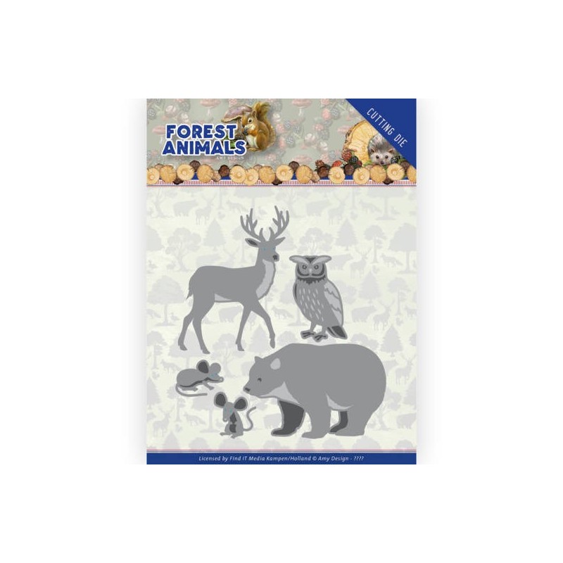 (ADD10233)Dies - Amy Design - Forest Animals - Forest Animals 1