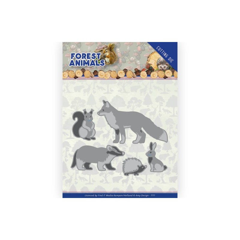 (ADD10234)Dies - Amy Design - Forest Animals - Forest Animals 2