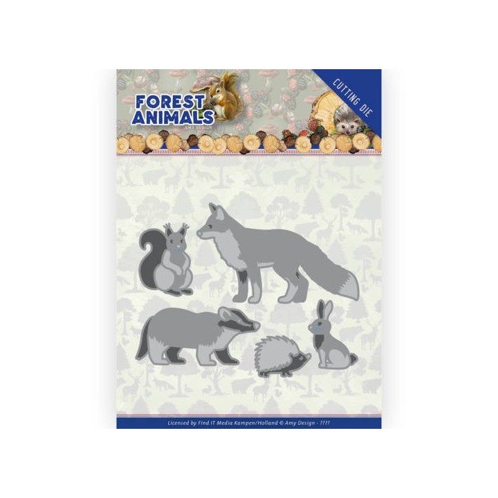 (ADD10234)Dies - Amy Design - Forest Animals - Forest Animals 2