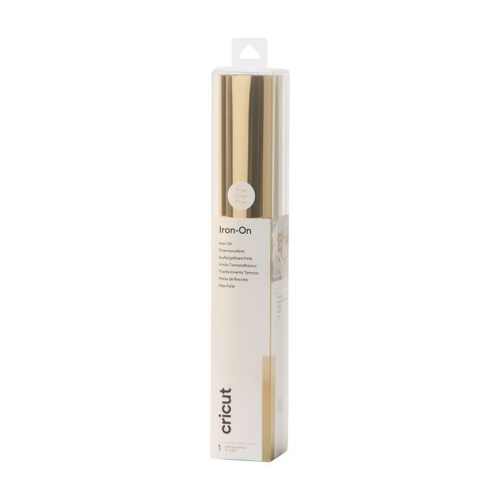 (2007646)Cricut Foil Iron-On Light Gold 30.5 X 61 cm