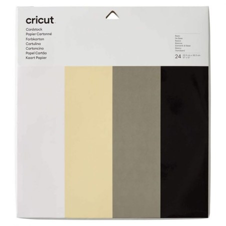 (2007746)Cricut Cardstock 24-sheet Sampler basic 30.5 X 30.5 cm