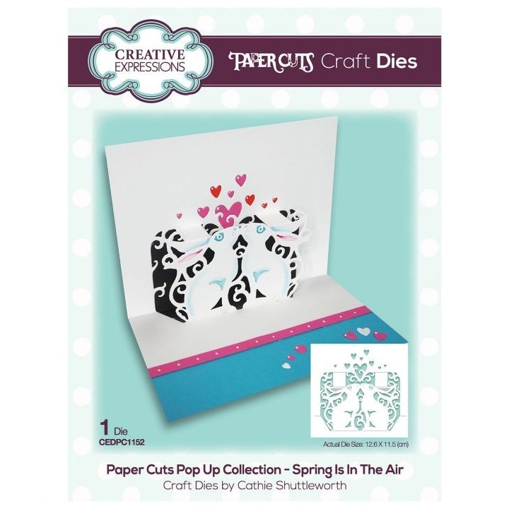 (CEDPC1152)Creative Expressions Craft die paper cuts Spring is in the air