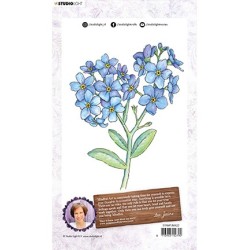 (STAMPJMA22)Studio light Stamp Forget-me-not Time to Relax 2.0 nr.22