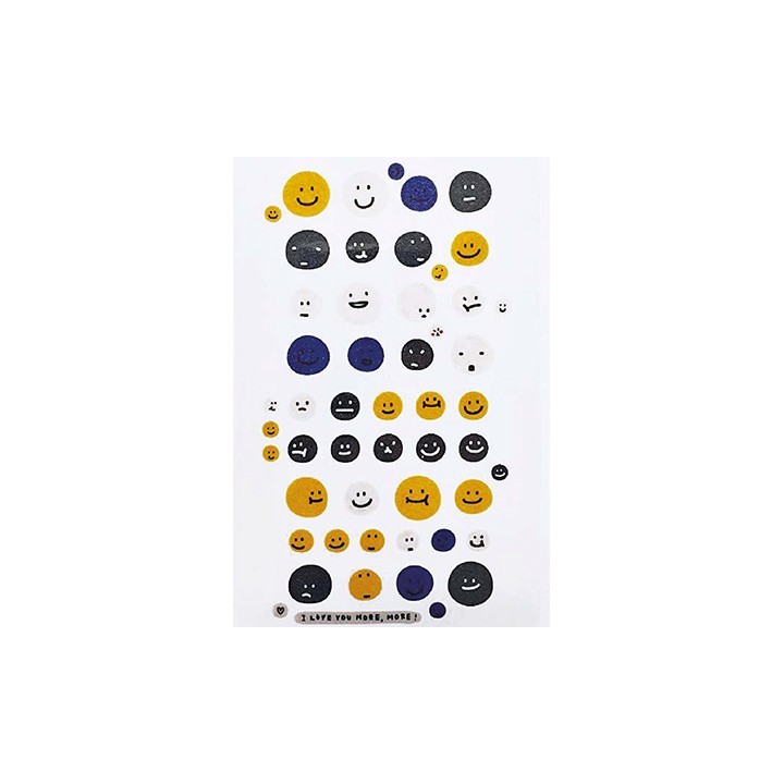 (740019-1)Stafil mini stickers smilies