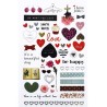 (740019-2)Stafil mini stickers Love