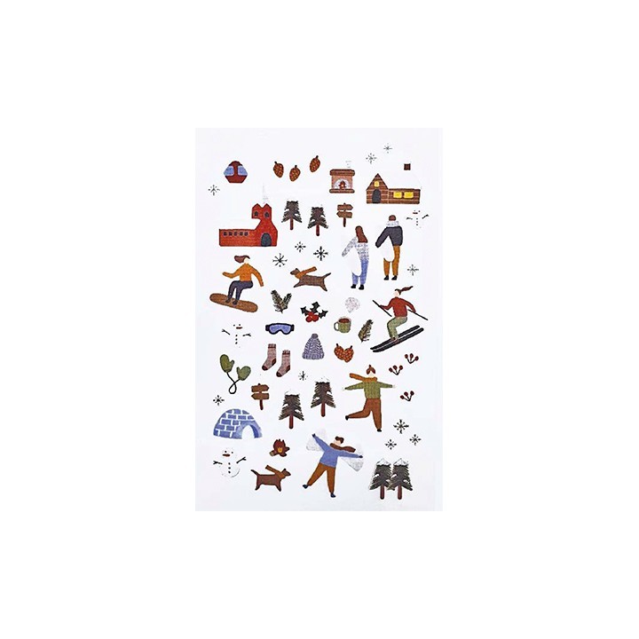 (740019-7)Stafil mini stickers Winter