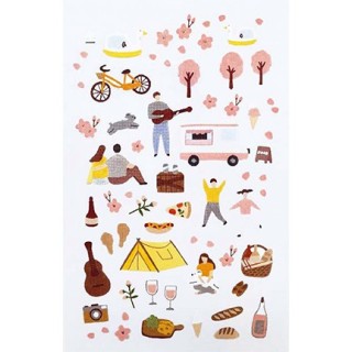 (740019-8)Stafil mini stickers Spring