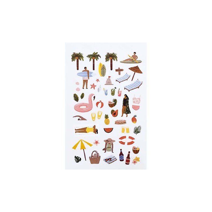 (740019-9)Stafil mini stickers Summer