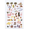 (740019-9)Stafil mini stickers Summer
