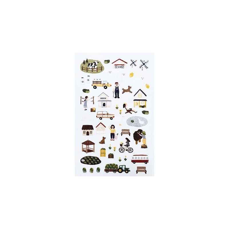 (740019-10)Stafil mini stickers Farmland