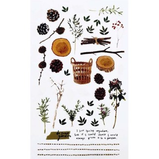 (740019-18)Stafil mini stickers Garden
