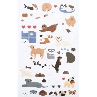 (740019-20)Stafil mini stickers Dogs