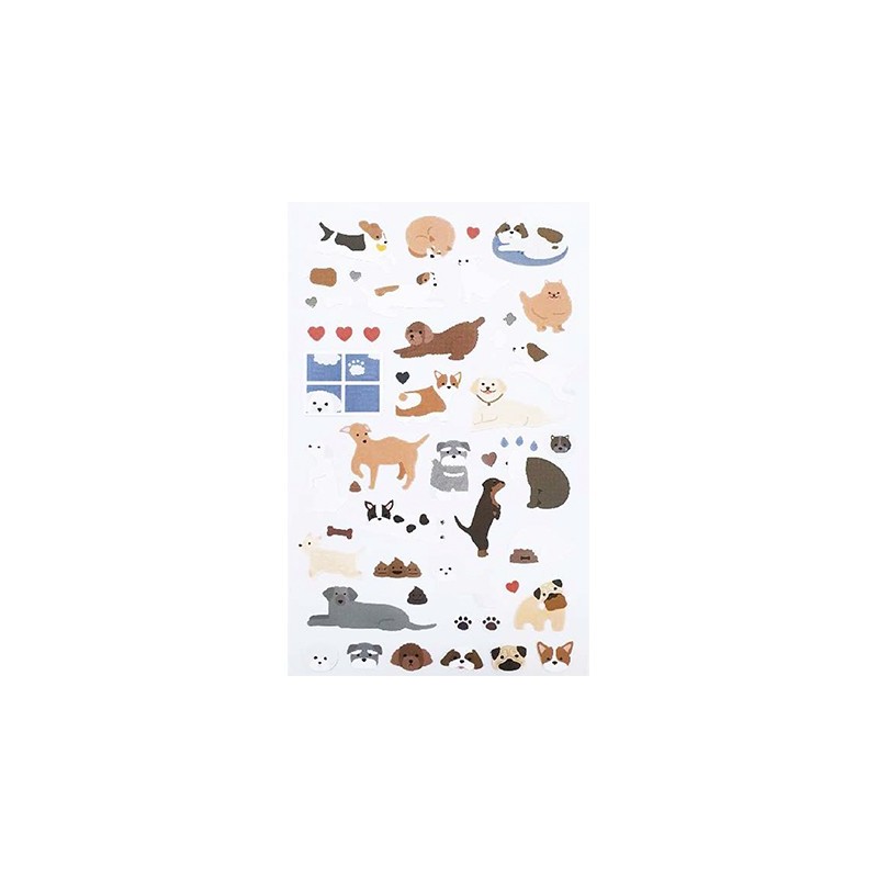 (740019-20)Stafil mini stickers Dogs