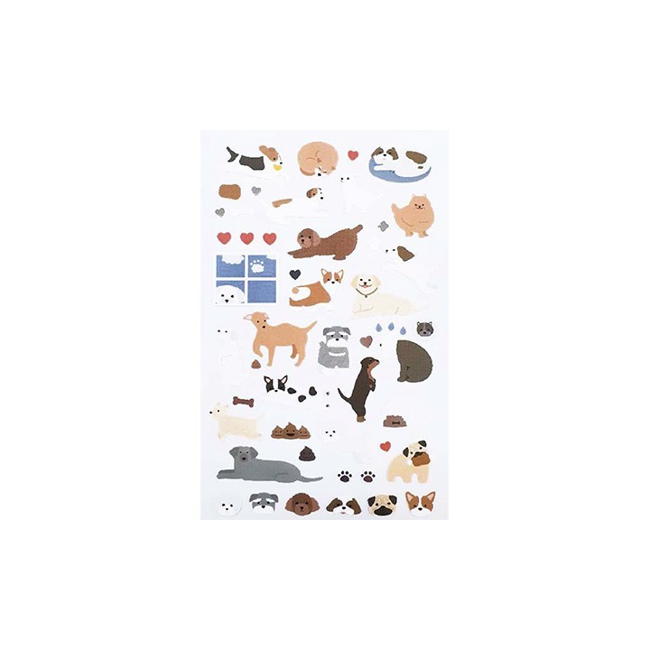 (740019-20)Stafil mini stickers Dogs