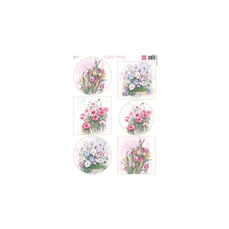 (MB0193)3D Mattie's Mooiste - Floral Spring