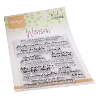 (CS1078)Clear stamp Wensen by Marleen