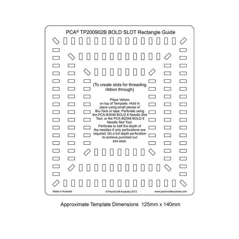 (PCA-TP200902)BOLD Slot Rectangle Guide