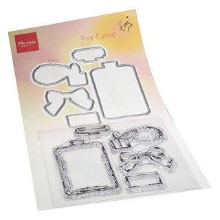(TC0882)Clear stamp Tiny's Perfume Stamp & die Set