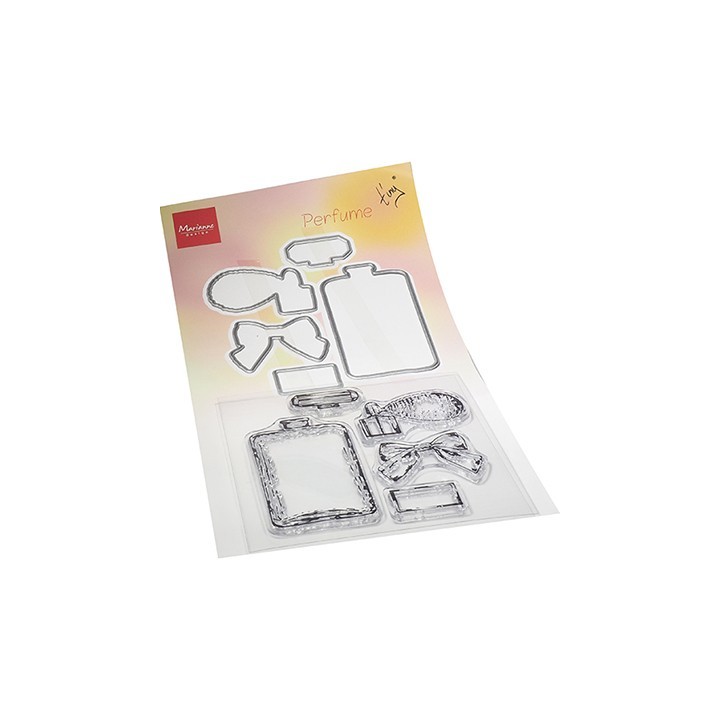 (TC0882)Clear stamp Tiny's Perfume Stamp & die Set