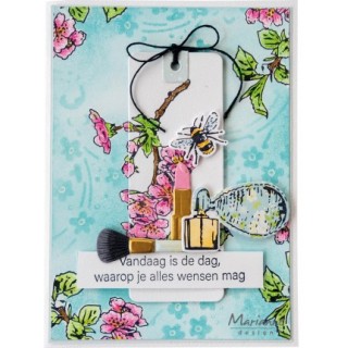 (TC0882)Clear stamp Tiny's Perfume Stamp & die Set