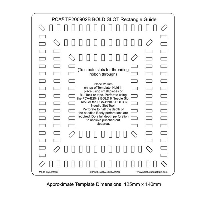 (PCA-TP200902)BOLD Slot Rectangle Guide
