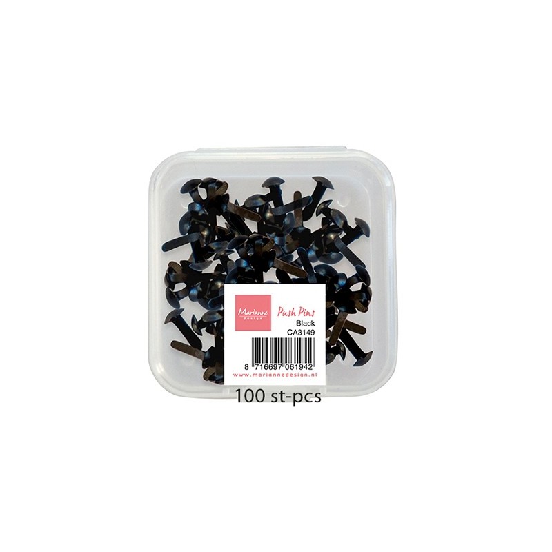(CA3149)Marianne Design Push Pins - Black