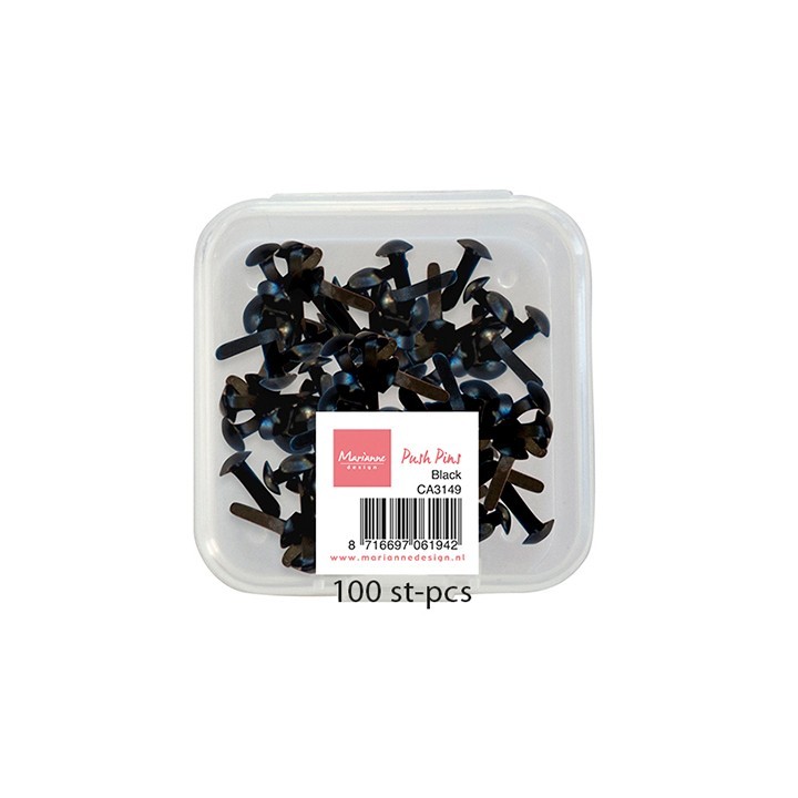 (CA3149)Marianne Design Push Pins - Black