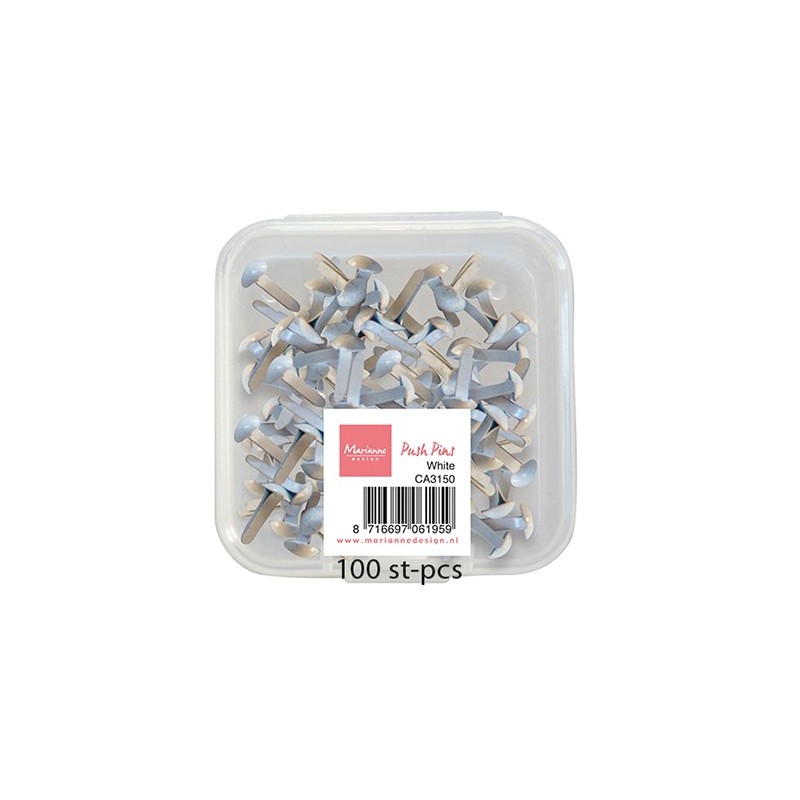(CA3150)Marianne Design Push Pins - White
