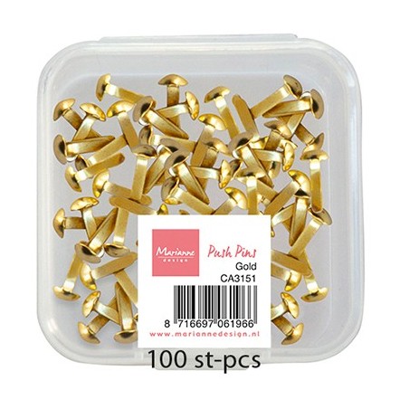 (CA3151)Marianne Design Push Pins - Gold