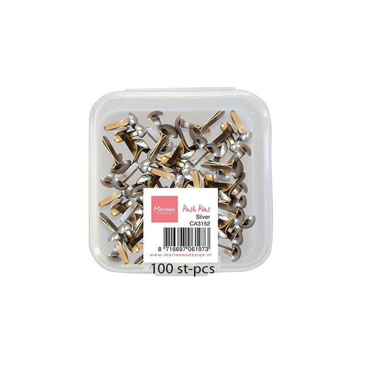 (CA3152)Marianne Design Push Pins - Silver