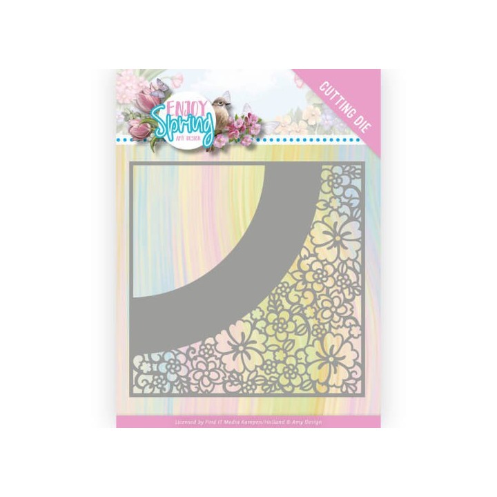 (ADD10236)Dies - Amy Design - Enjoy Spring - Flower Frame