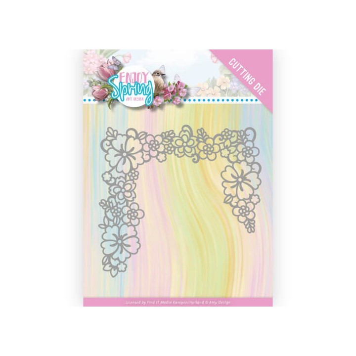 (ADD10237)Dies -Amy Design - Enjoy Spring - Flower Edge