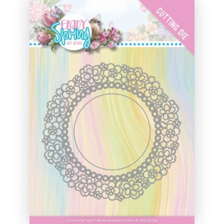 (ADD10238)Dies - Amy Design - Enjoy Spring - Flower Circle