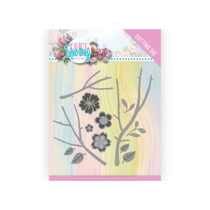 (ADD10242)Dies - Amy Design - Enjoy Spring - Blossom Branch