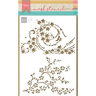 (PS8084)Marianne Design Craft stencil: Tiny's Blossom