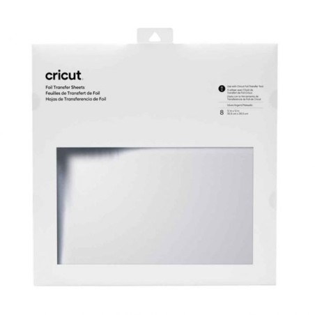 (2008719)Cricut Foil Transfer Sheets 30x30cm Silver (8pcs)