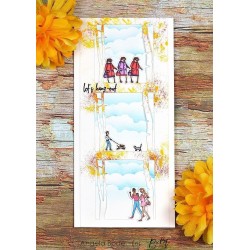 (BB-138D)Picket Fence Studios More for A Walk in the Park 3x4 Inch Metal Dies