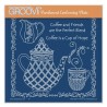 (GRO-LW-41713-03)Groovi Plate A5 LINDA WILLIAMS' COFFEE & FRIENDS