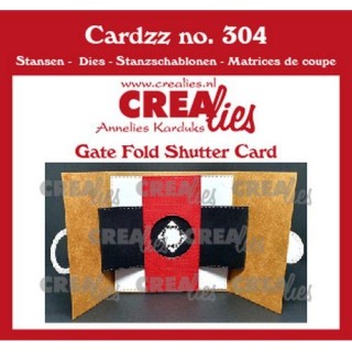 (CLCZ304)Crealies Cardzz Gate fold shutter