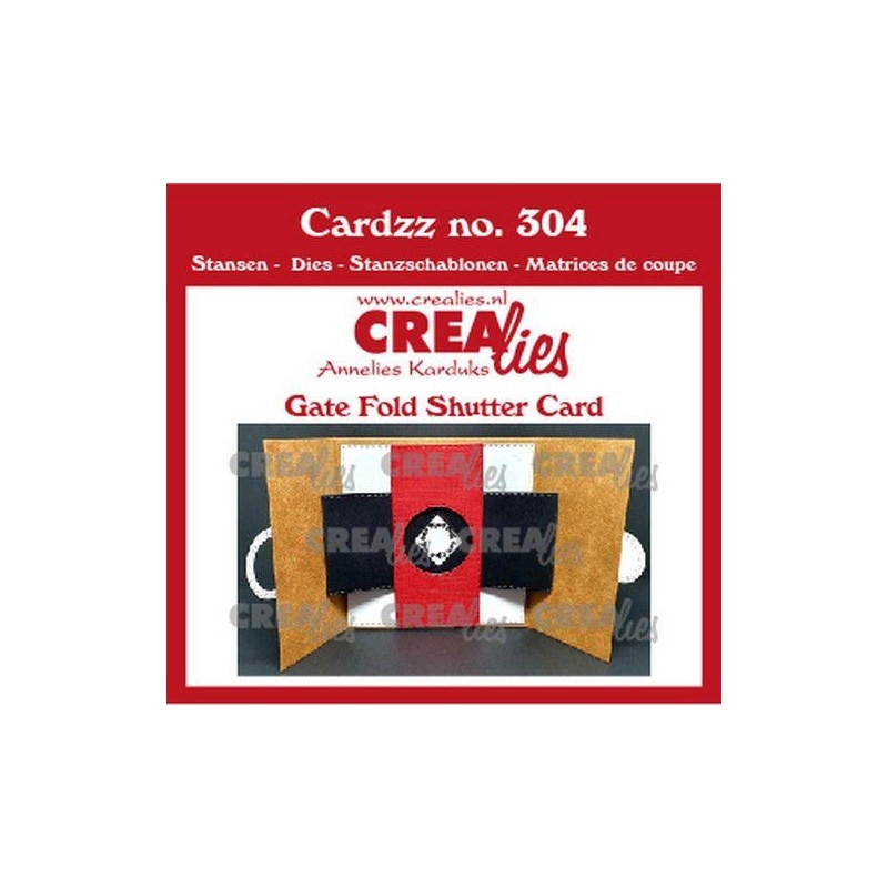 (CLCZ304)Crealies Cardzz Gate fold shutter
