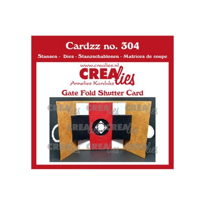 (CLCZ304)Crealies Cardzz Gate fold shutter