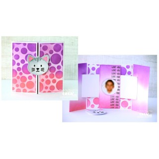 (CLCZ304)Crealies Cardzz Gate fold shutter
