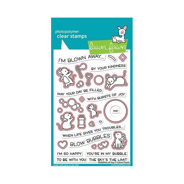 (LF2501)Lawn Fawn Bubbles of Joy Dies