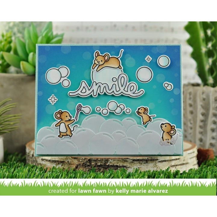 (LF2527)Lawn Fawn Bubble Border Dies