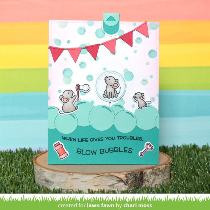 (LF2527)Lawn Fawn Bubble Border Dies