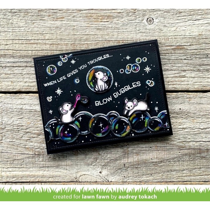 (LF2527)Lawn Fawn Bubble Border Dies