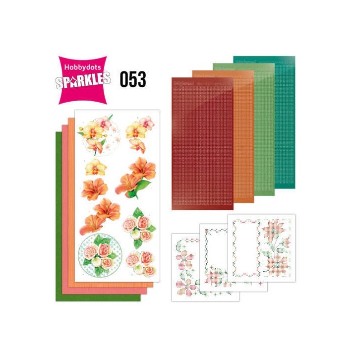 (SPDO053)Sparkles Set 53 - Jeanine's Art - Exotic Flowers