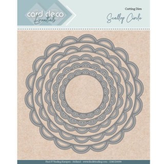 (CDECD0099)Card Deco Essentials - Nesting Dies - Scallop Circle