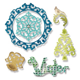 (659010)Thinlits Die Set 6PK - Christmas